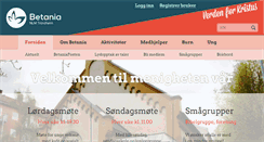 Desktop Screenshot of betania-trondheim.no